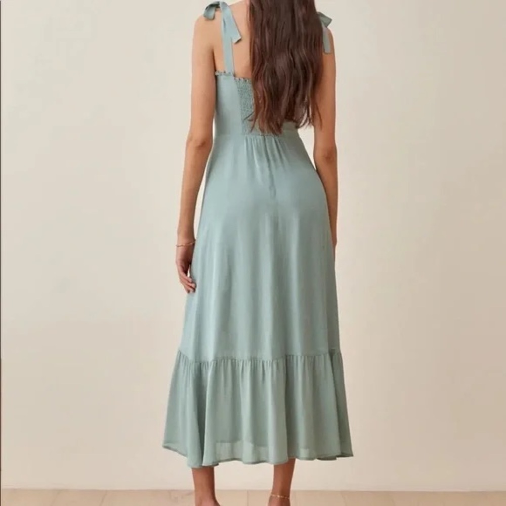Reformation - Nikita Dress - Celadon - Women’s 4P 4 - Picture 3 of 10